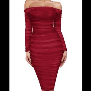 Off the shoulder dress